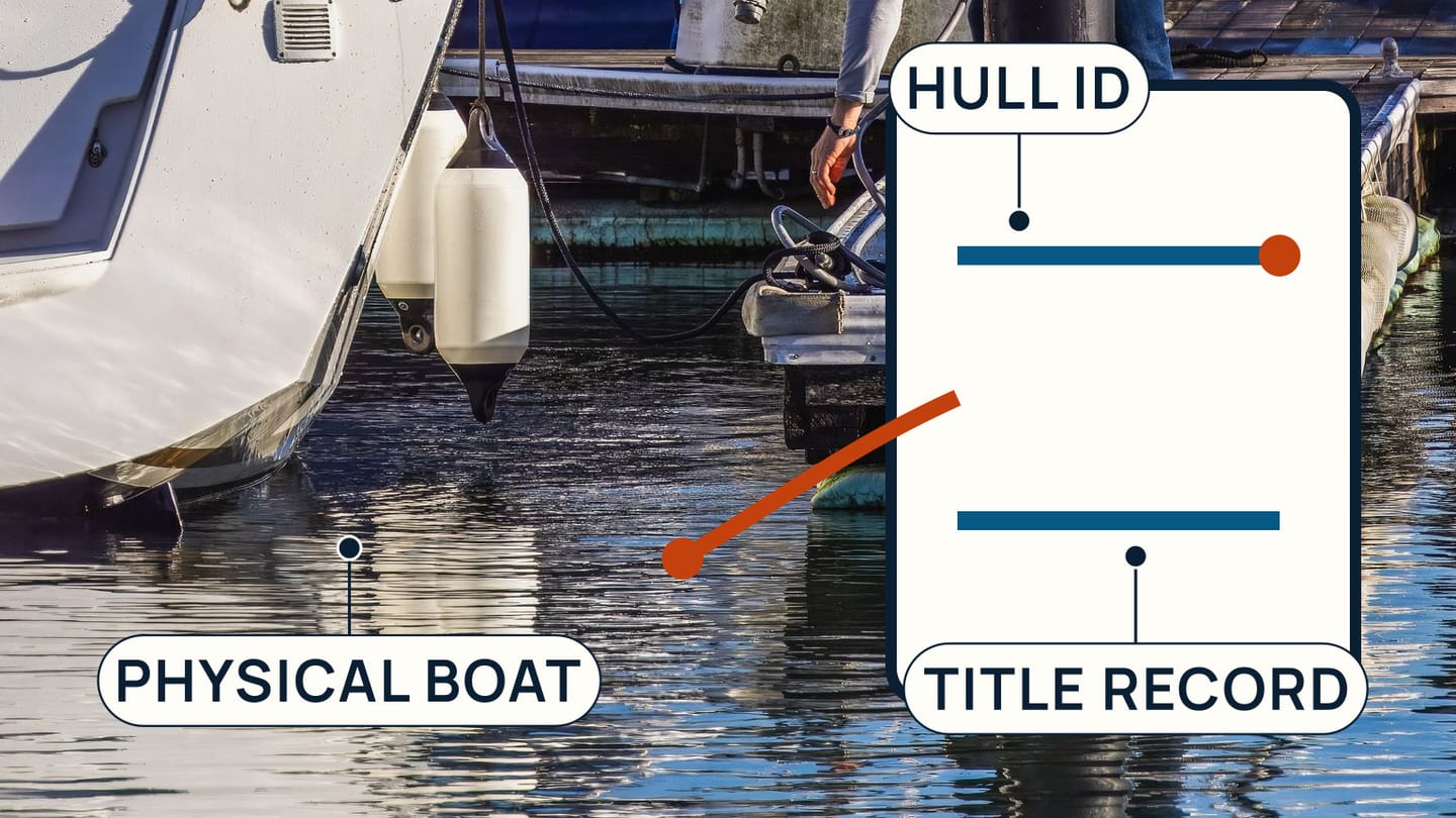 A working sailboat secured at a marina berth